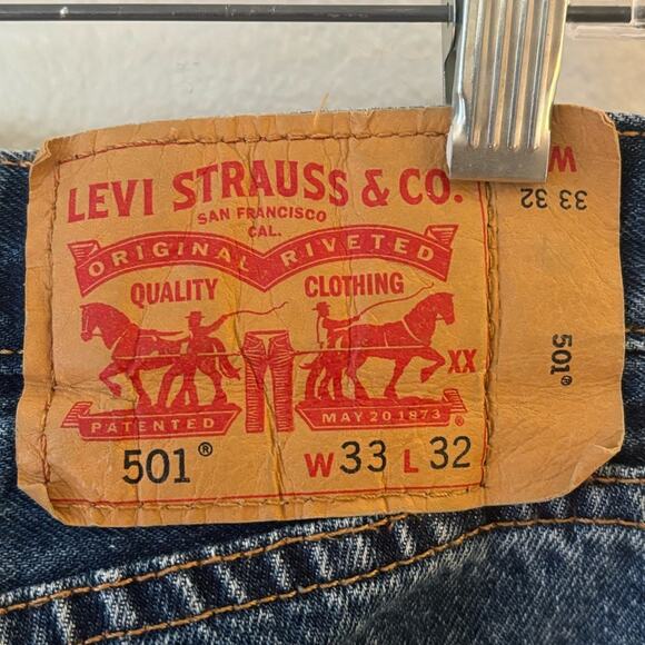 Pristine Vintage Levi’s 501 late 80s early 90s (33x32) - Picture 1 of 14